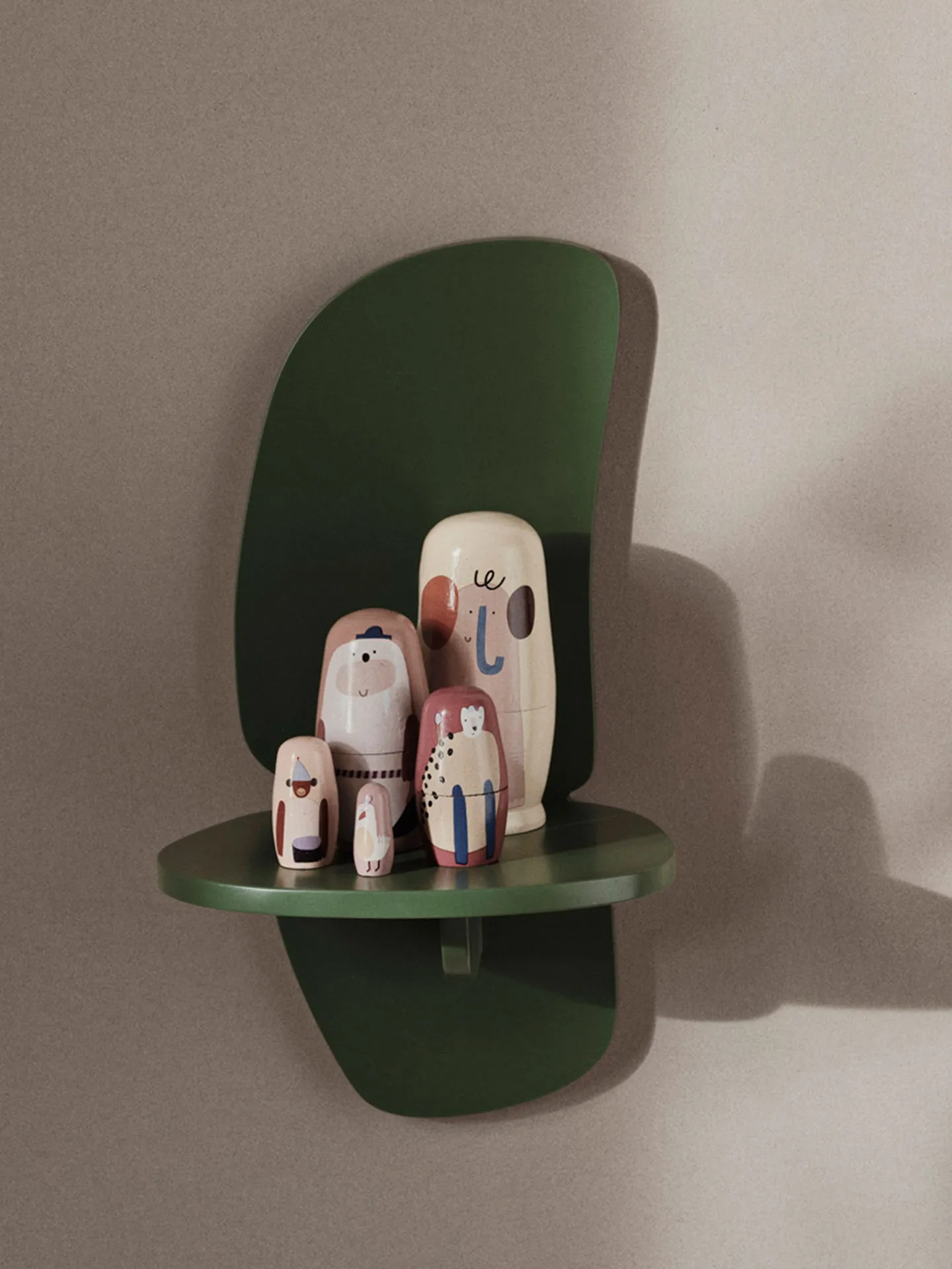 Prateleira mural Pilu 40 cm, Verdant Green Ferm Living