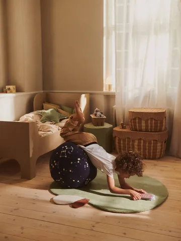 Pufe Constellation - Azul escuro, Ø50 cm - Ferm Living