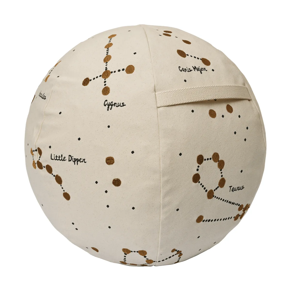 Pufe Constellation, Não tingido, Ø50 cm Ferm Living
