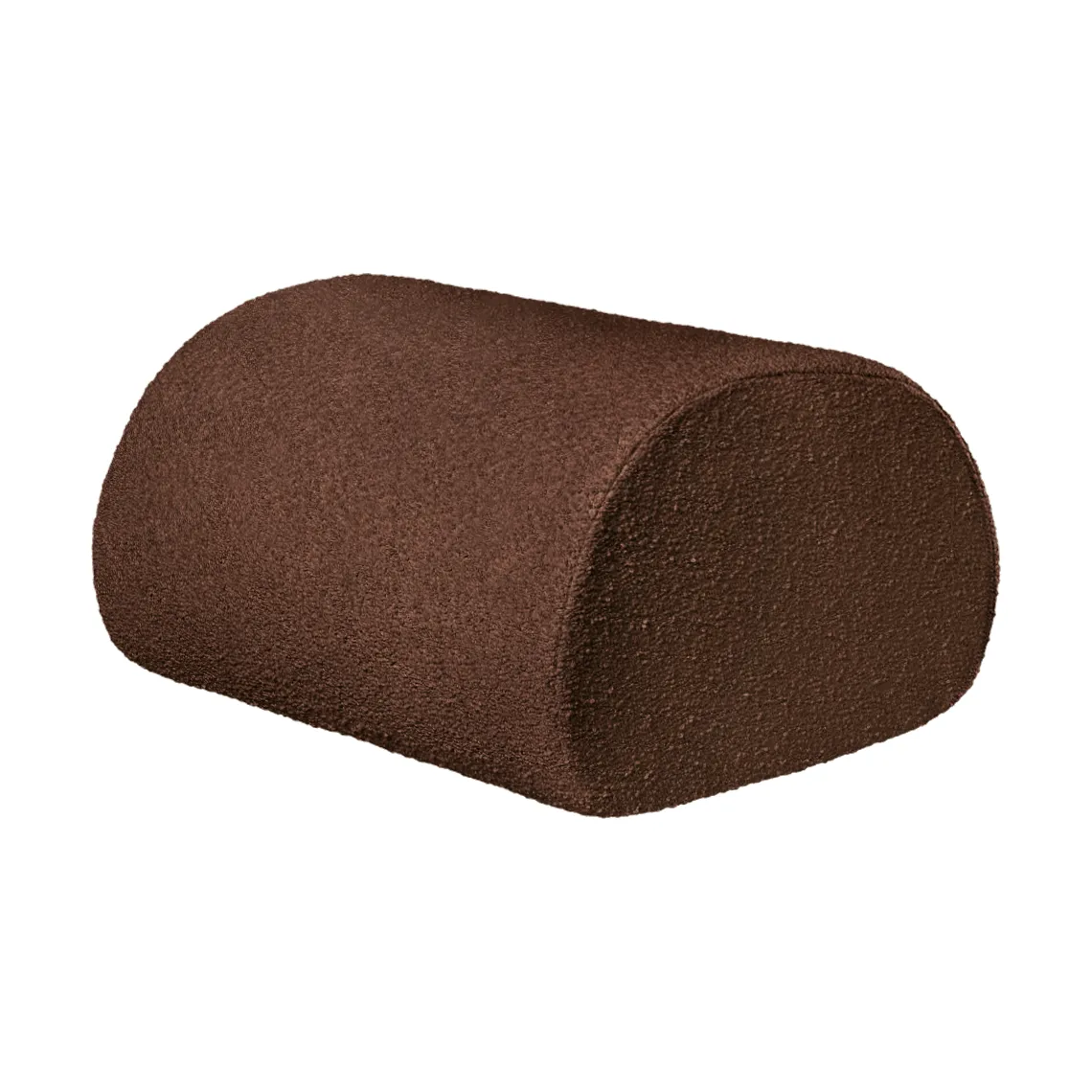 Pufe Rouli pouf pure bouclé, Castanho chestnut Ferm Living