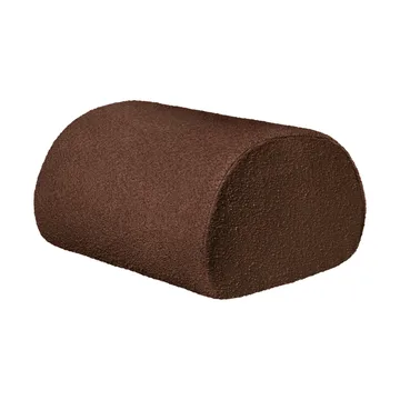 Pufe Rouli pouf pure bouclé - Castanho chestnut - Ferm Living