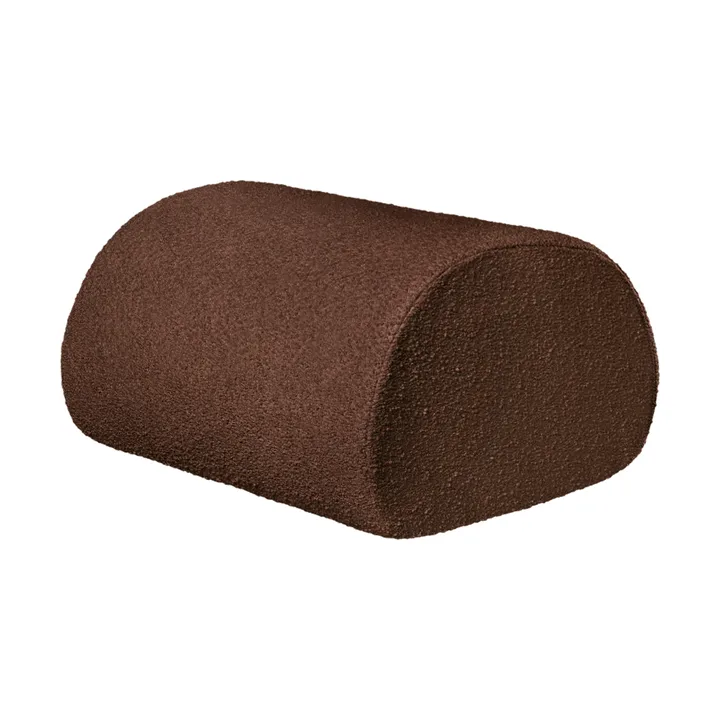 Pufe Rouli pouf pure bouclé - Castanho chestnut - Ferm Living