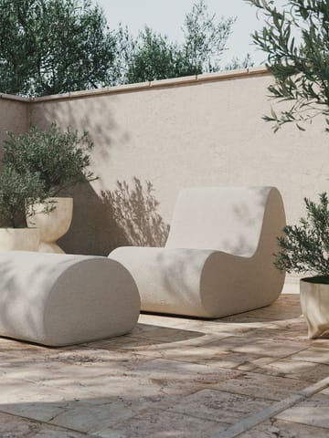 Pufe Rouli pouf pure bouclé - Off-white - Ferm Living