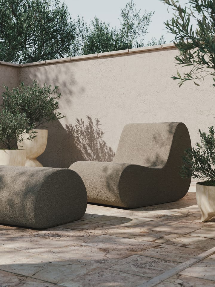 Pufe Rouli pouf pure bouclé, Sand Ferm Living
