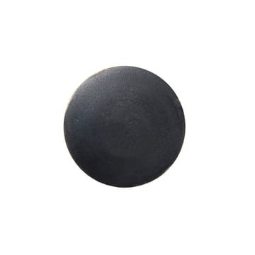 Puxador circular preto-latão - Ø4 cm - Ferm Living