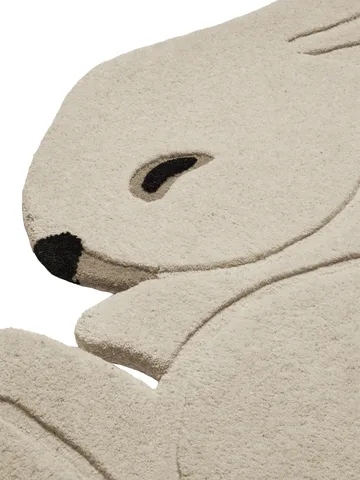 Rabbit tapete tufado - Off-white, 88x120 cm - Ferm Living