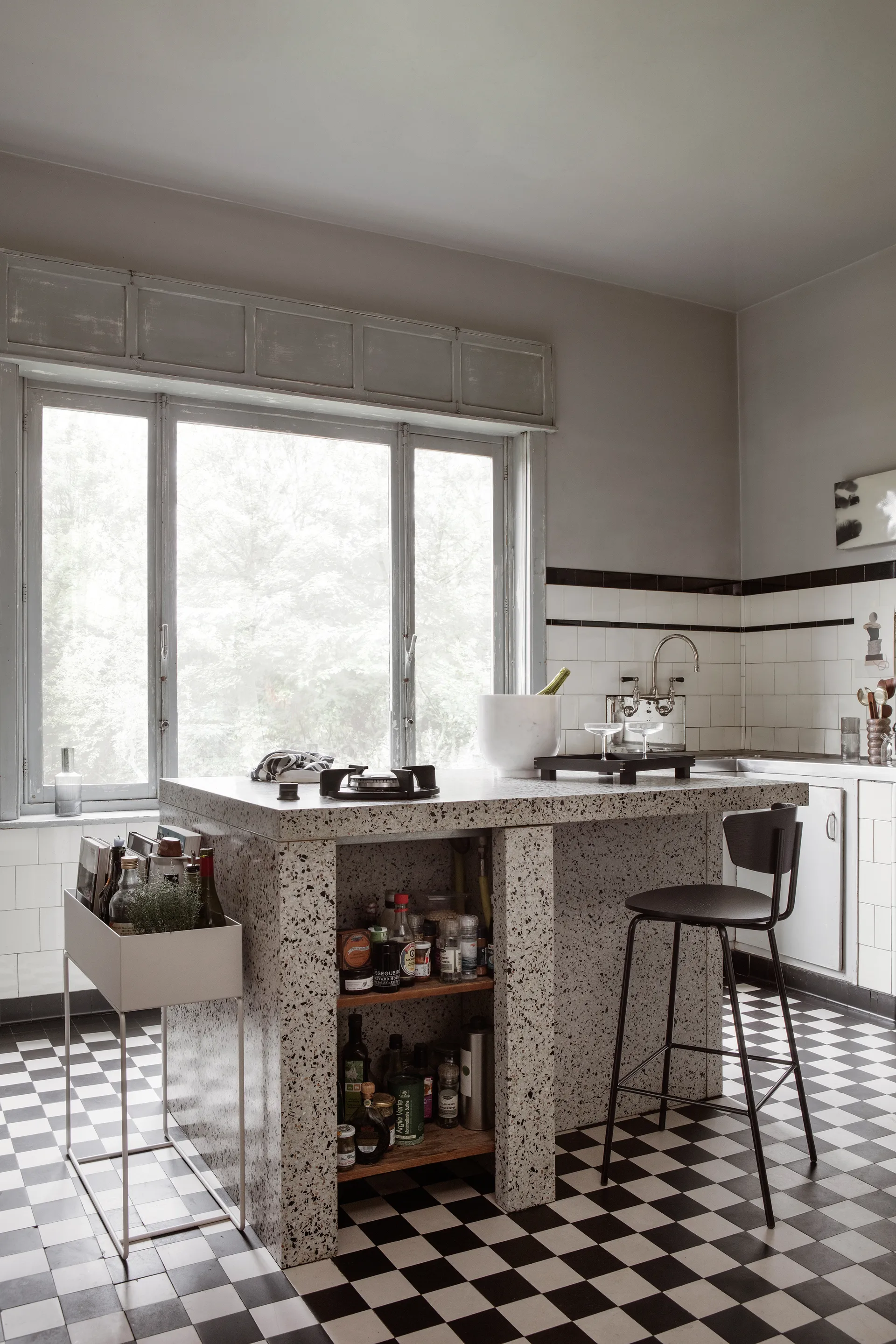 Refrigerador de champanhe Alza, White Marble Ferm Living