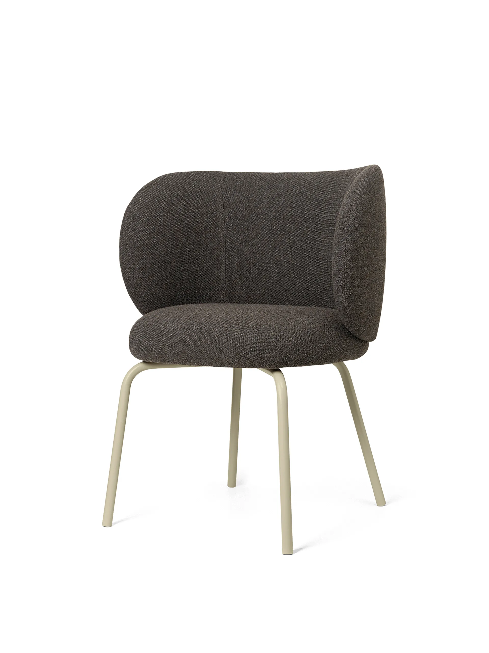 Rico Hallingdal cadeira de jantar, Cinza escuro marrom - cashmere Ferm Living