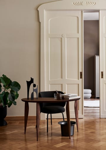 Rico Hallingdal cadeira de jantar - Cinza escuro marrom - cashmere - Ferm Living