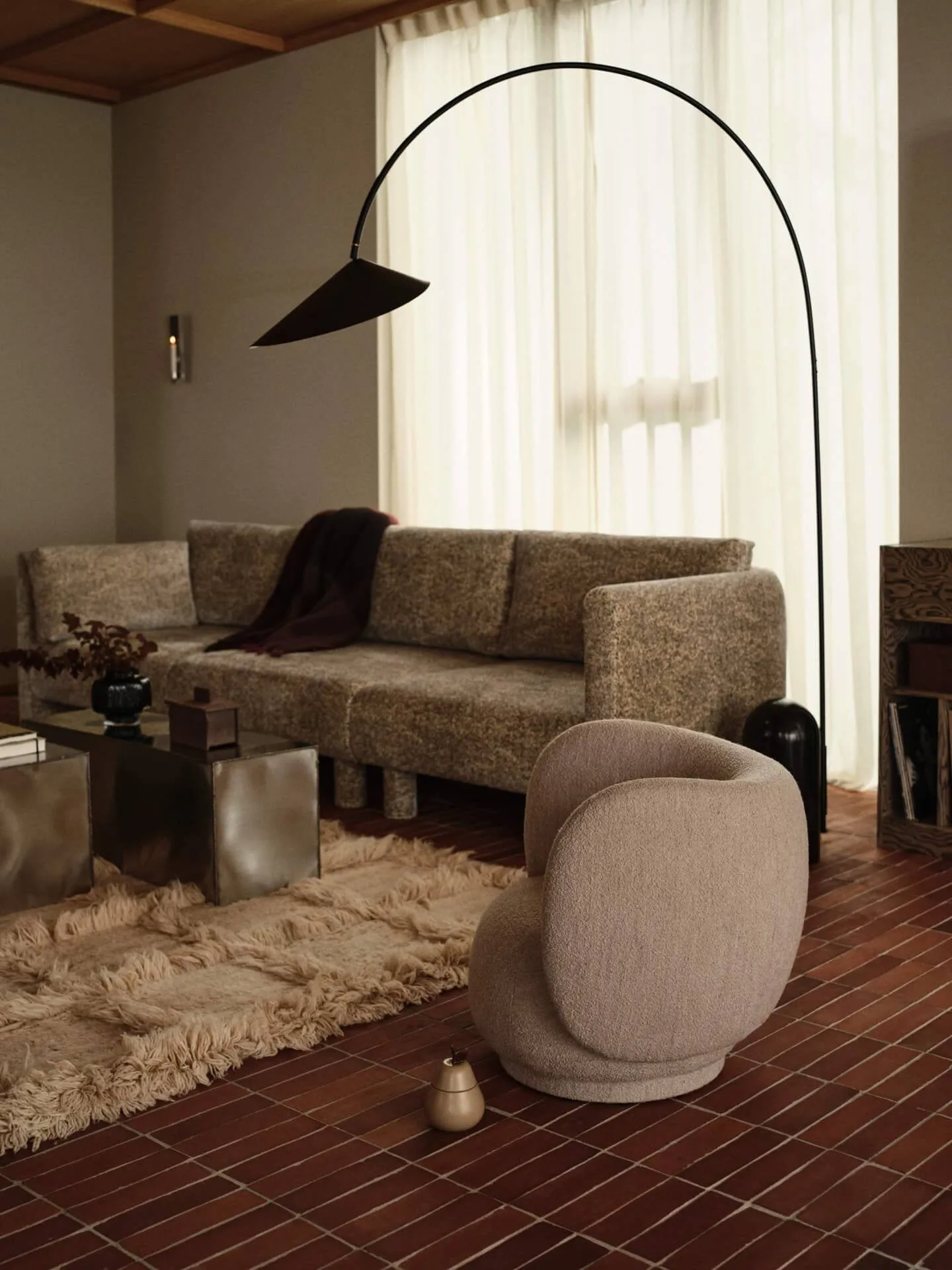 Rico kids lounge chair poltrona, Natural Ferm Living