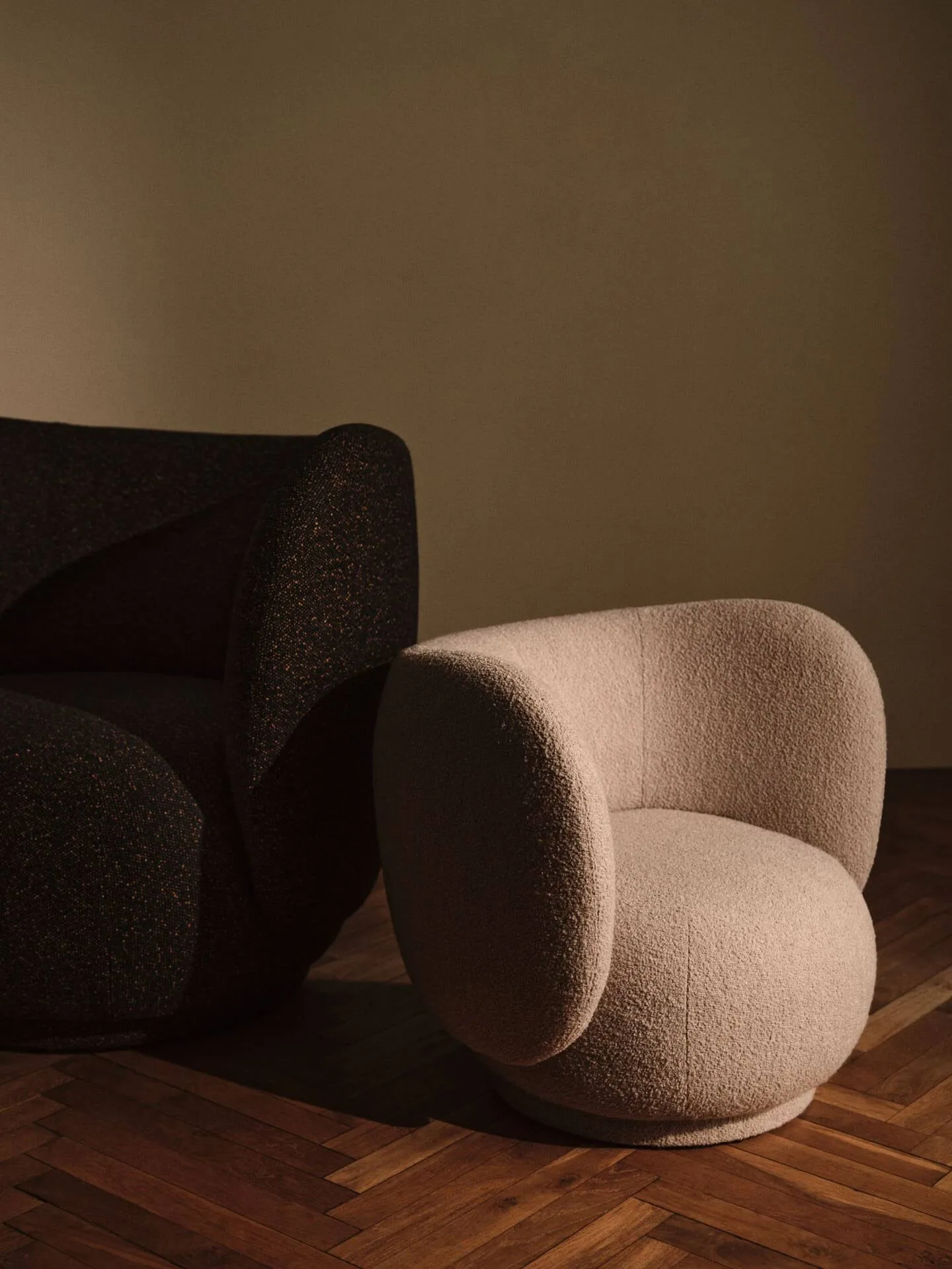 Rico kids lounge chair poltrona, Natural Ferm Living