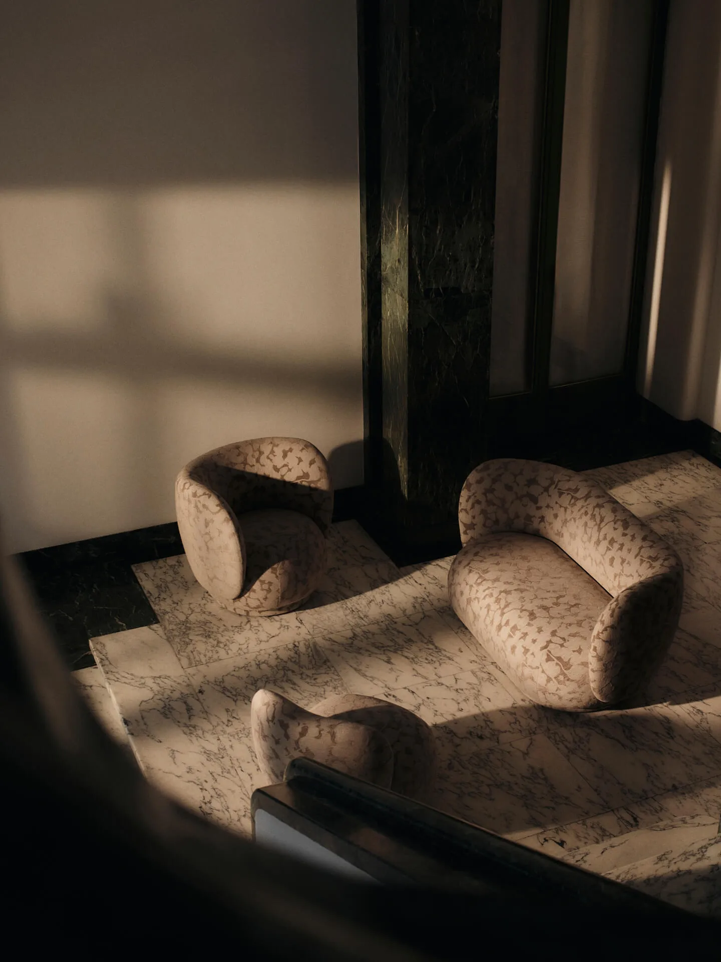 Rico poltrona lounge, Cilla-Taupe Ferm Living