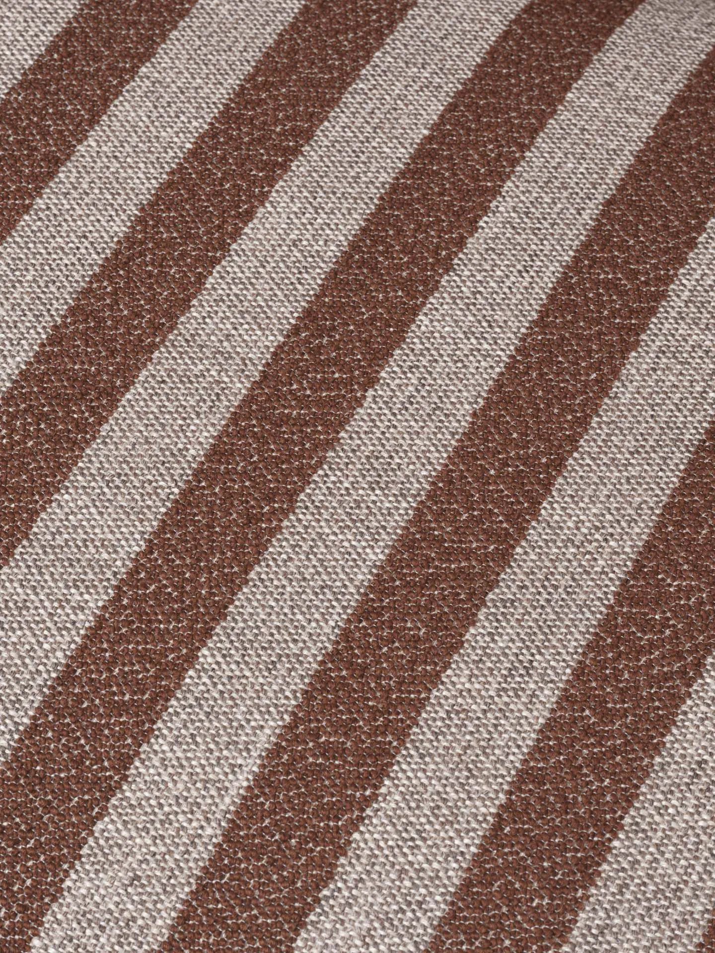 Rico pufe, Louisiana, Sand-chocolate Ferm Living