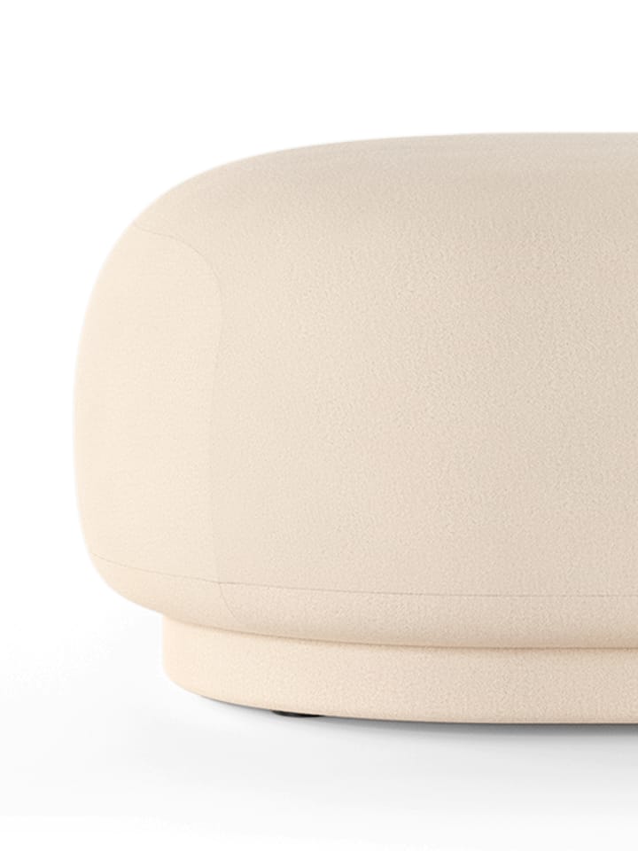 Rico pufe otomano, Escovado off-white Ferm Living