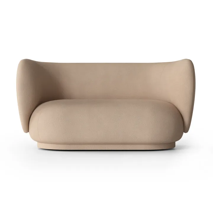 Rico sofá de 2 lugares - Sand escovado - Ferm Living