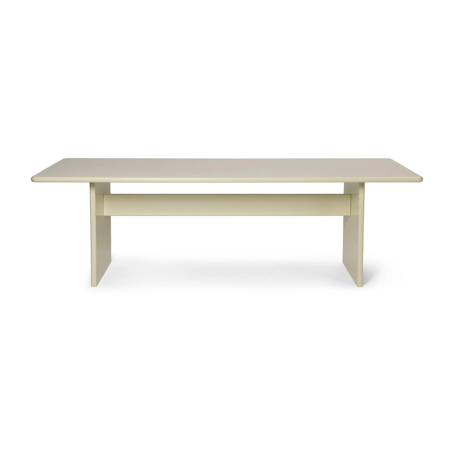 Rink mesa de jantar grande 240x90x74 cm, Eggshell Ferm Living