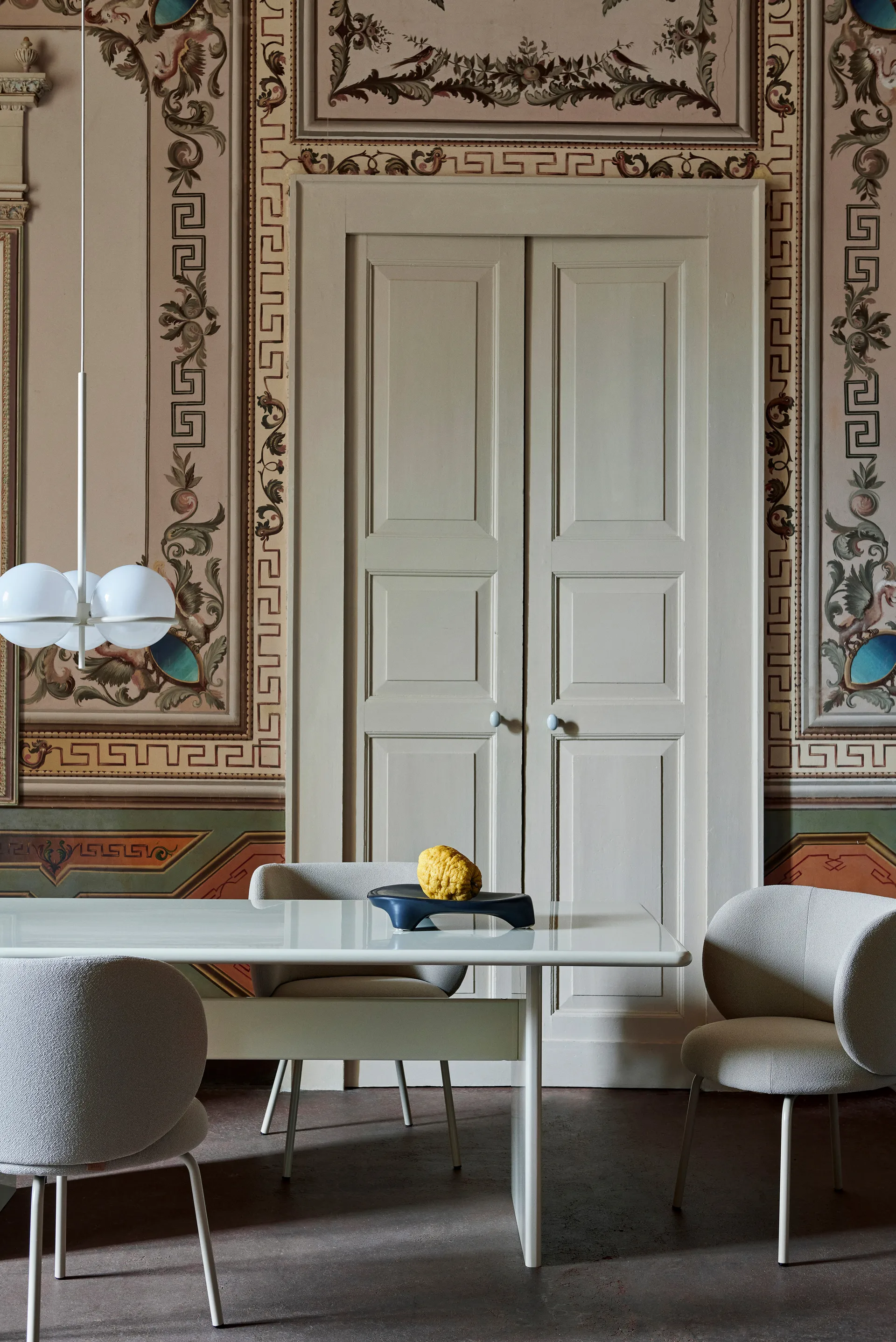 Rink mesa de jantar grande 240x90x74 cm, Eggshell Ferm Living