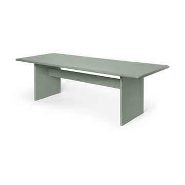 Rink mesa de jantar grande 240x90x74 cm - Tea green - Ferm Living
