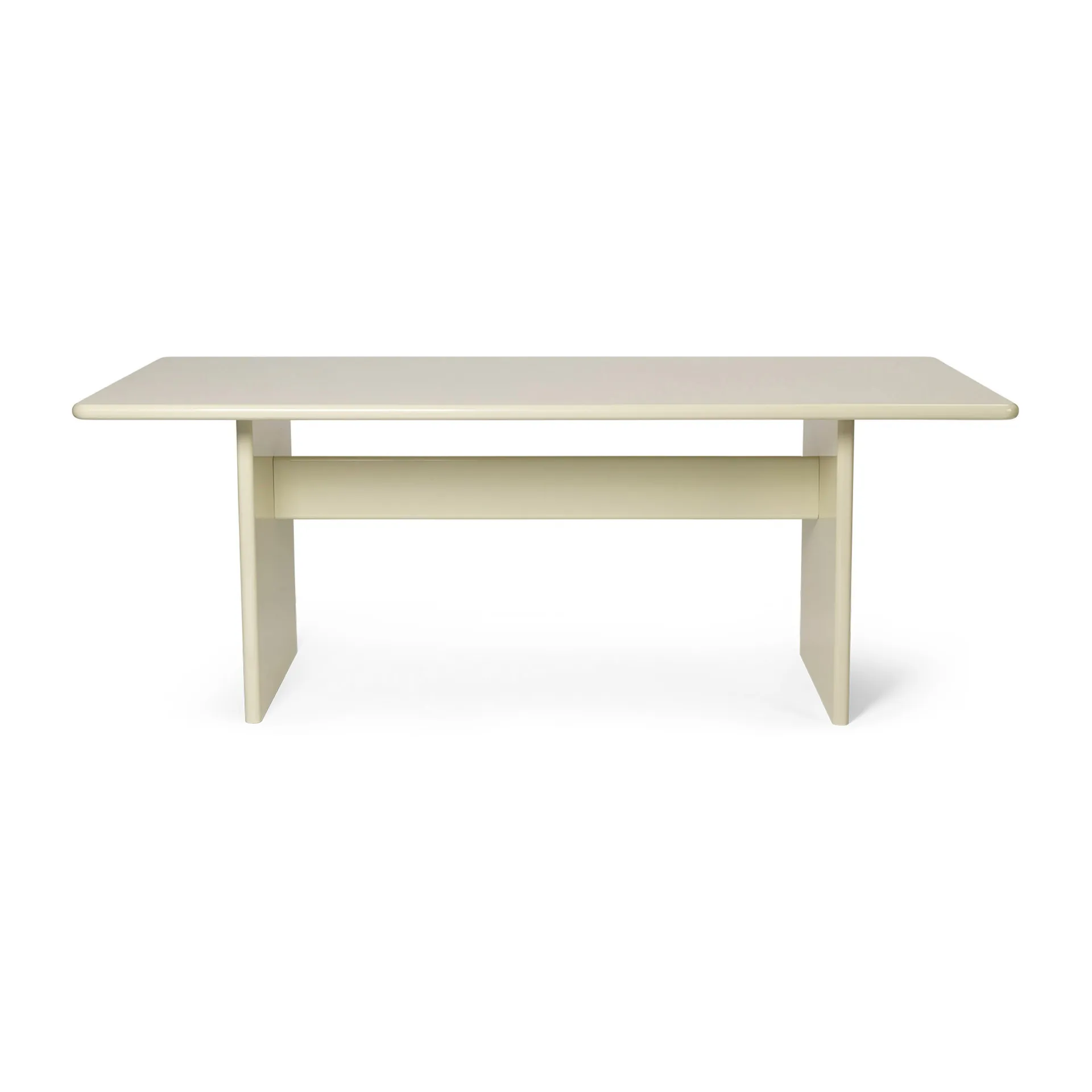 Rink mesa de jantar pequena 200x90x74 cm, Eggshell Ferm Living