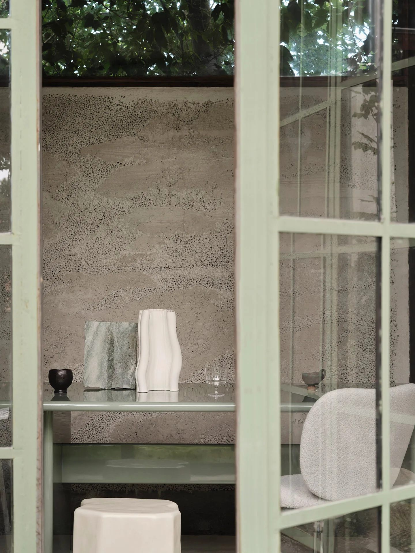 Rink mesa de jantar pequena 200x90x74 cm, Tea green Ferm Living