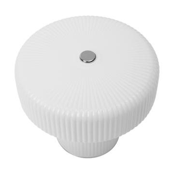 Ripple candeeiro de mesa portátil 10 cm - White - Ferm Living
