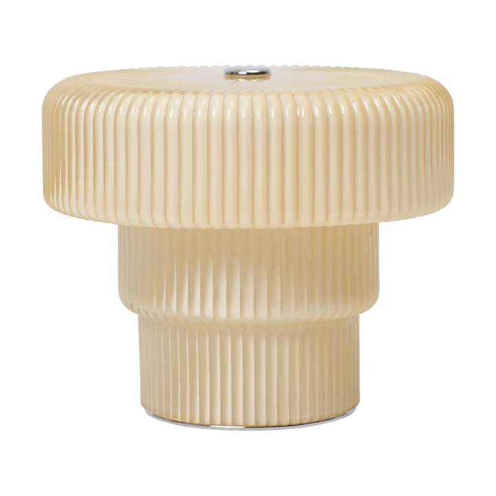 Ripple candeeiro de mesa portátil - Aveia, 10 cm - Ferm Living