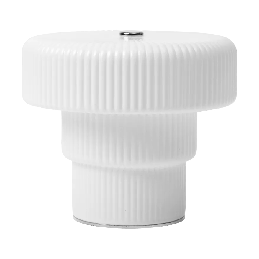 Ripple candeeiro de mesa portátil, White, 10 cm Ferm Living