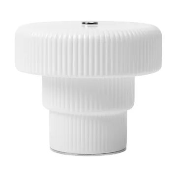 Ripple candeeiro de mesa portátil - White, 10 cm - Ferm Living