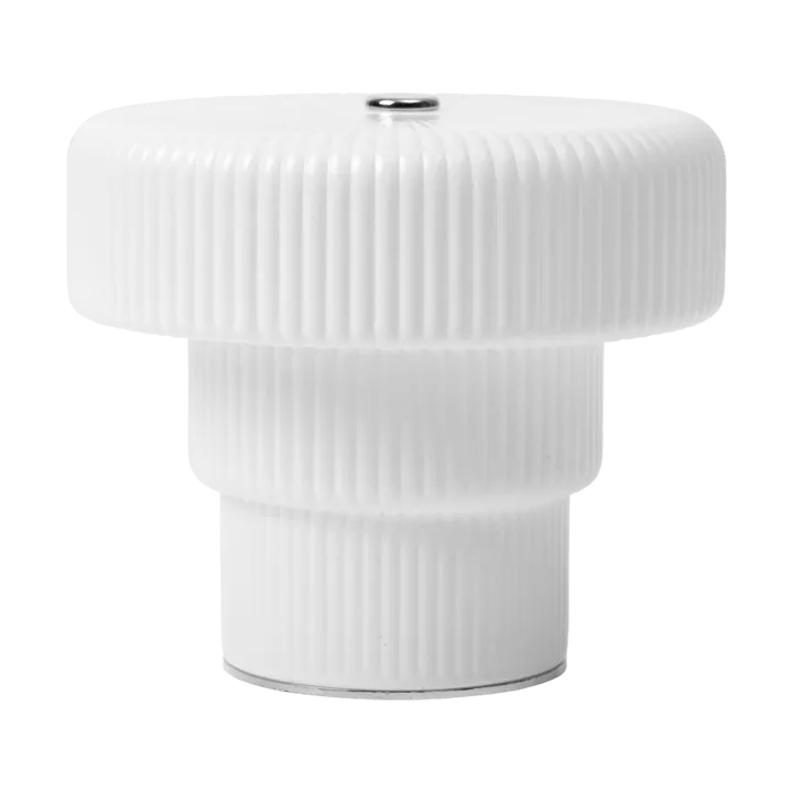 Ripple candeeiro de mesa portátil - White, 10 cm - Ferm Living