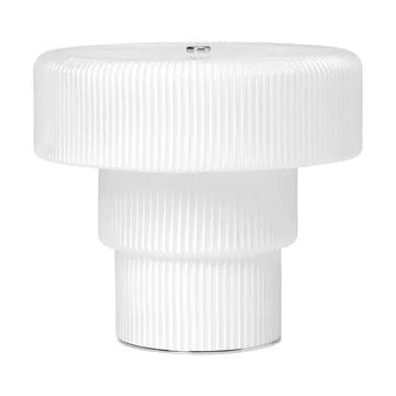 Ripple candeeiro de mesa portátil - White, 16,5 cm - Ferm Living