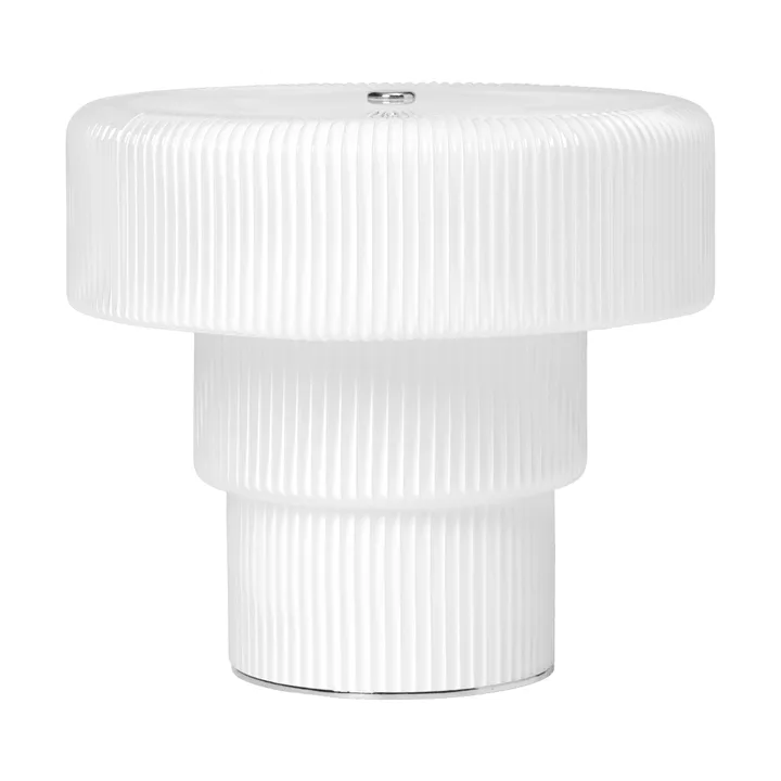 Ripple candeeiro de mesa portátil - White, 16,5 cm - Ferm Living