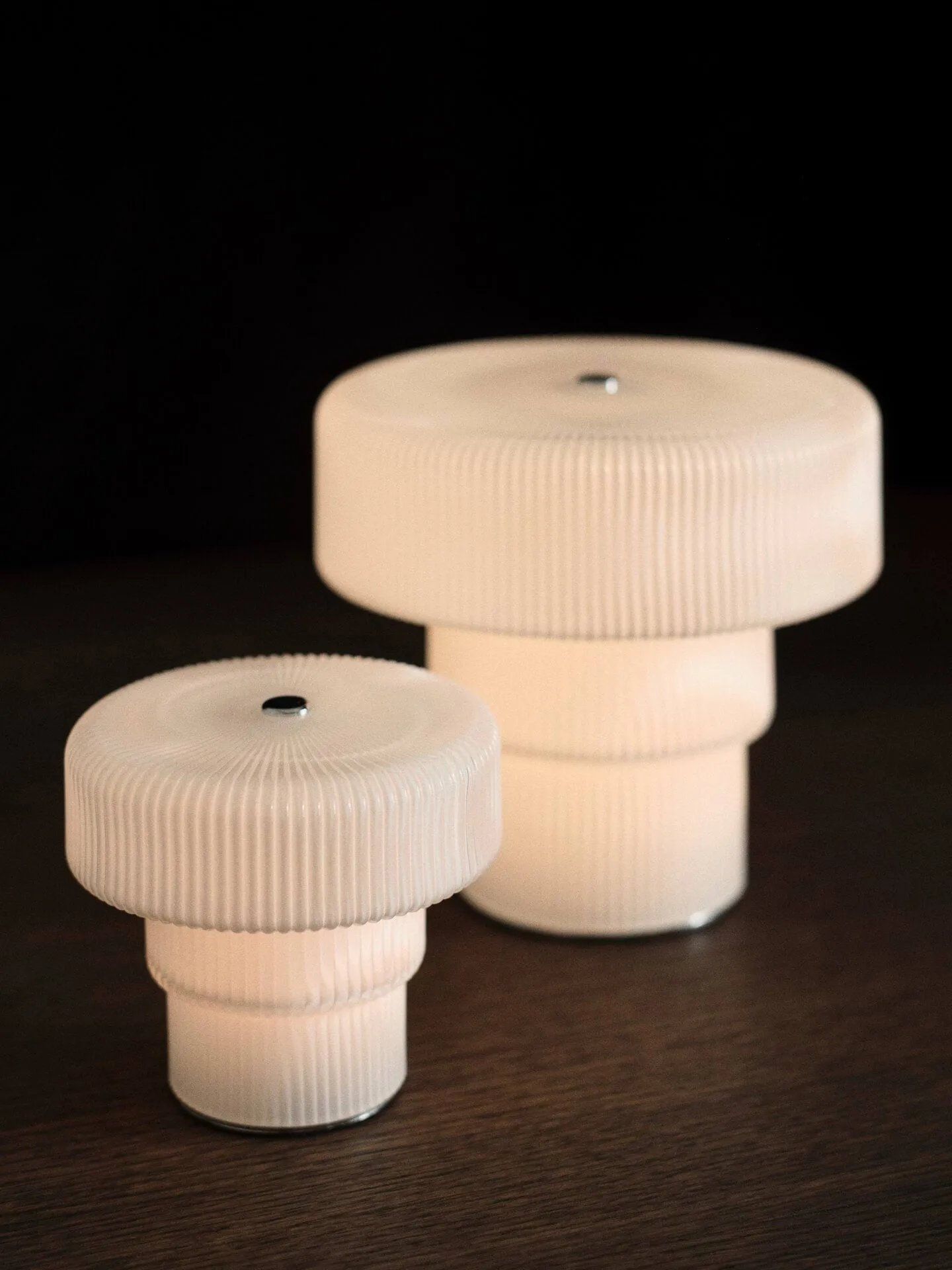 Ripple candeeiro de mesa portátil, White, 16,5 cm Ferm Living