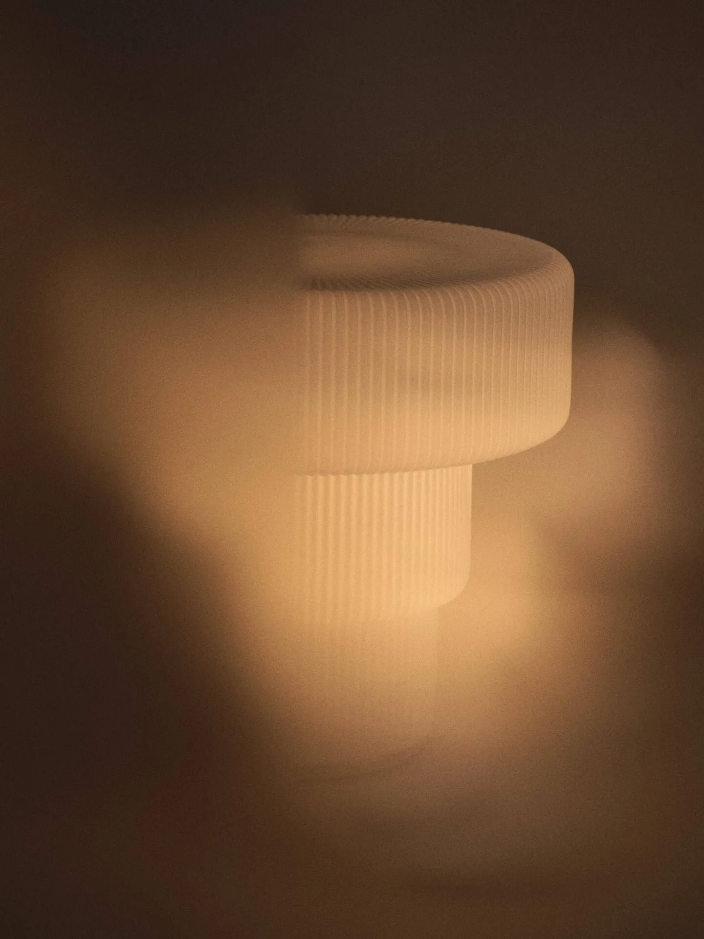 Ripple candeeiro de mesa, White, Ø28x28 cm Ferm Living