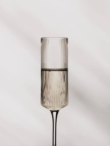 Ripple Champagne flutes copo de champanhe 15 cl 2 unidades - Claro - Ferm Living