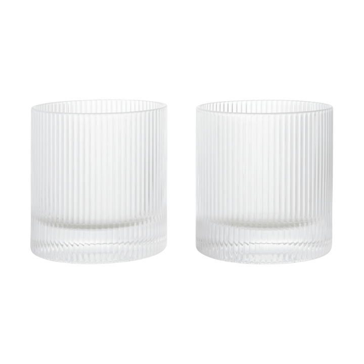 Ripple copo baixo 25 cl 2 unidades - Claro - Ferm Living