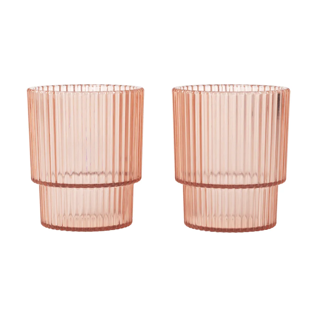 Ripple copo infantil, Blush, pack de 2 Ferm Living