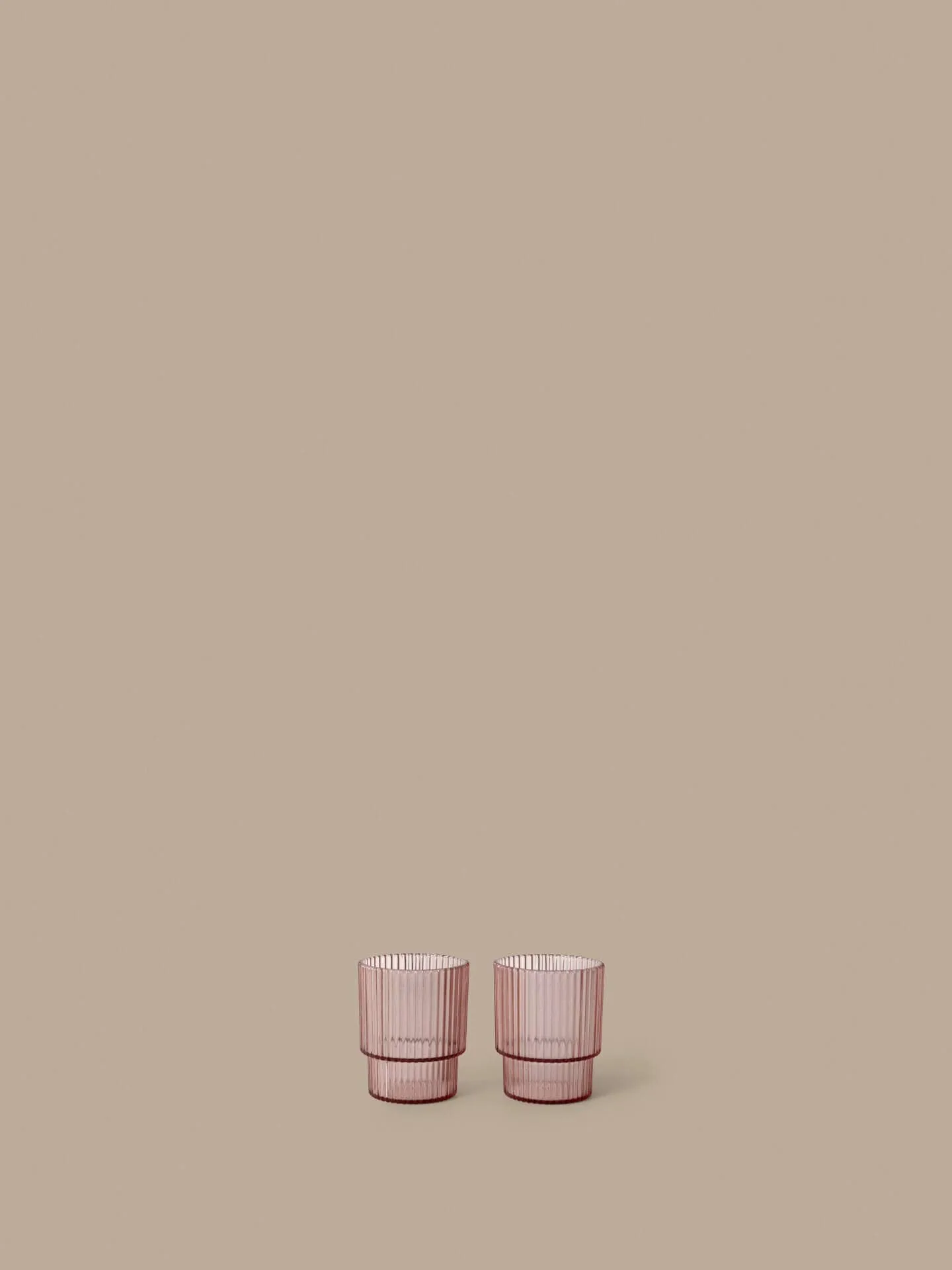 Ripple copo infantil, Blush, pack de 2 Ferm Living