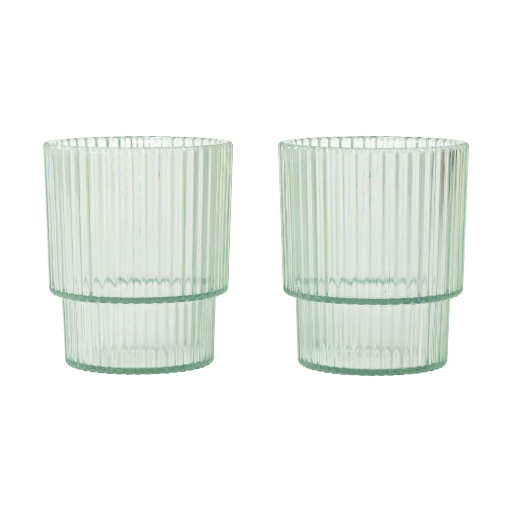 Ripple copo infantil, Tea green, pack de 2 Ferm Living