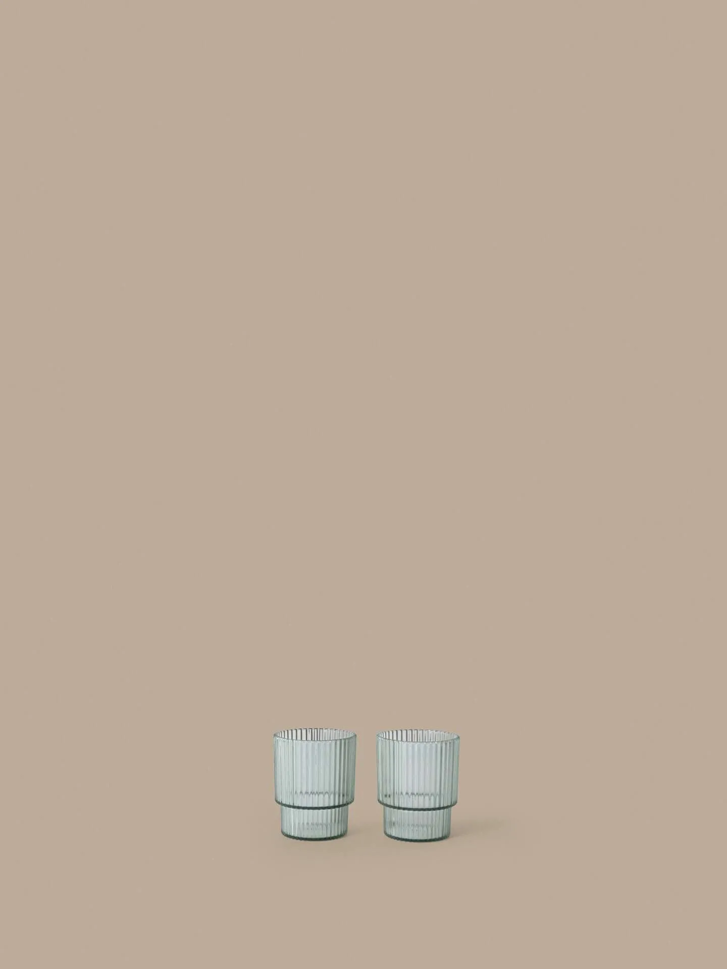 Ripple copo infantil, Tea green, pack de 2 Ferm Living