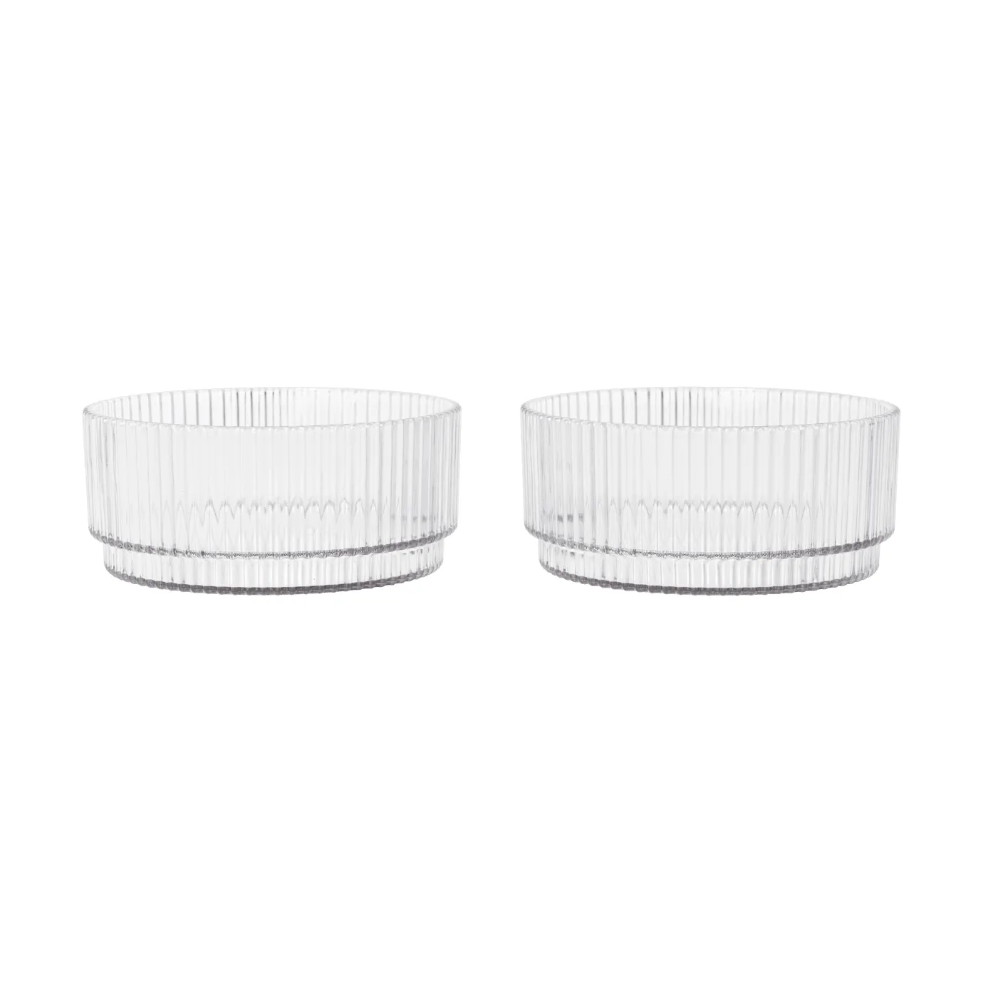 Ripple kids taça, Transparente, conjunto de 2 peças Ferm Living