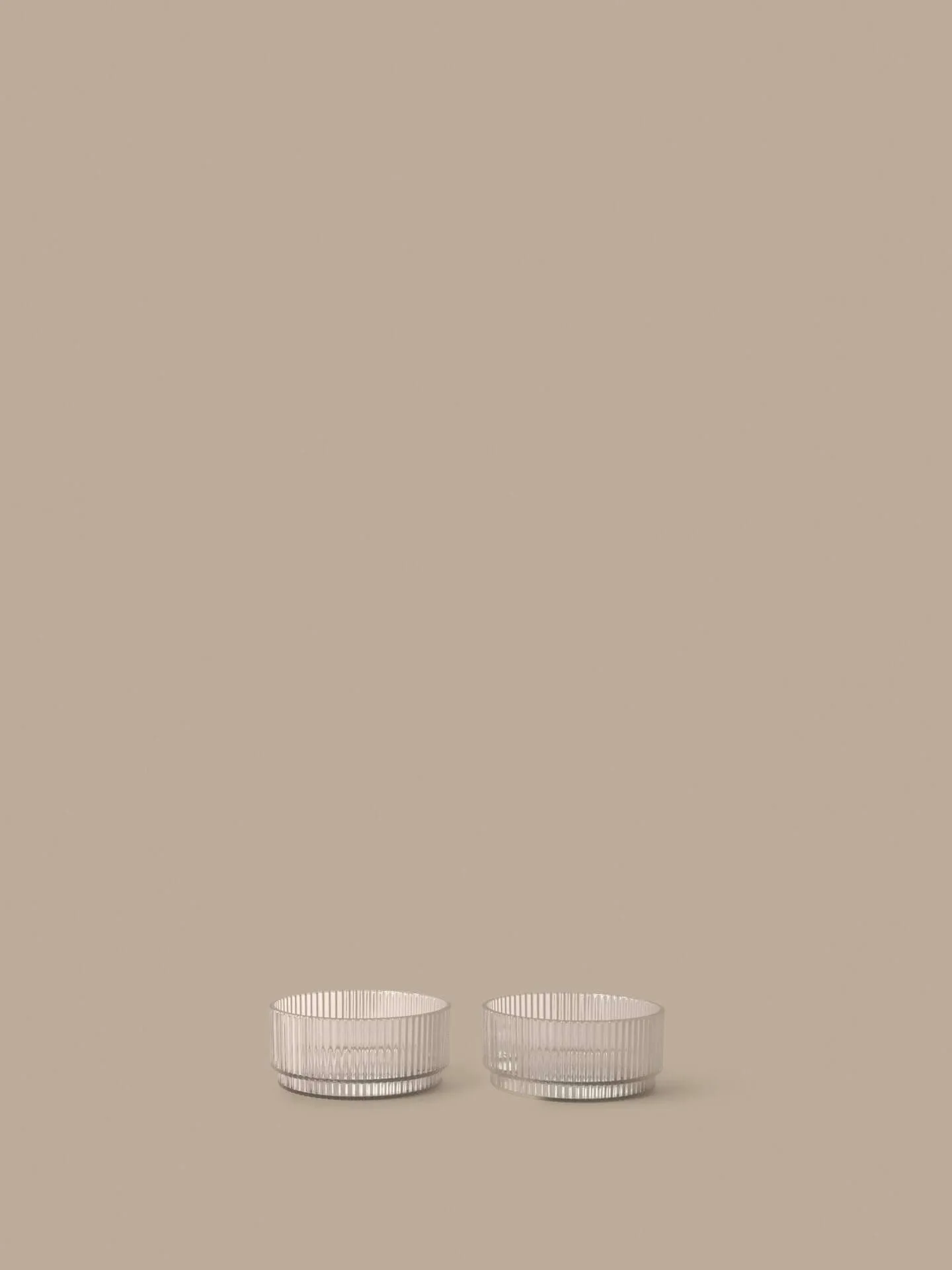 Ripple kids taça, Transparente, conjunto de 2 peças Ferm Living