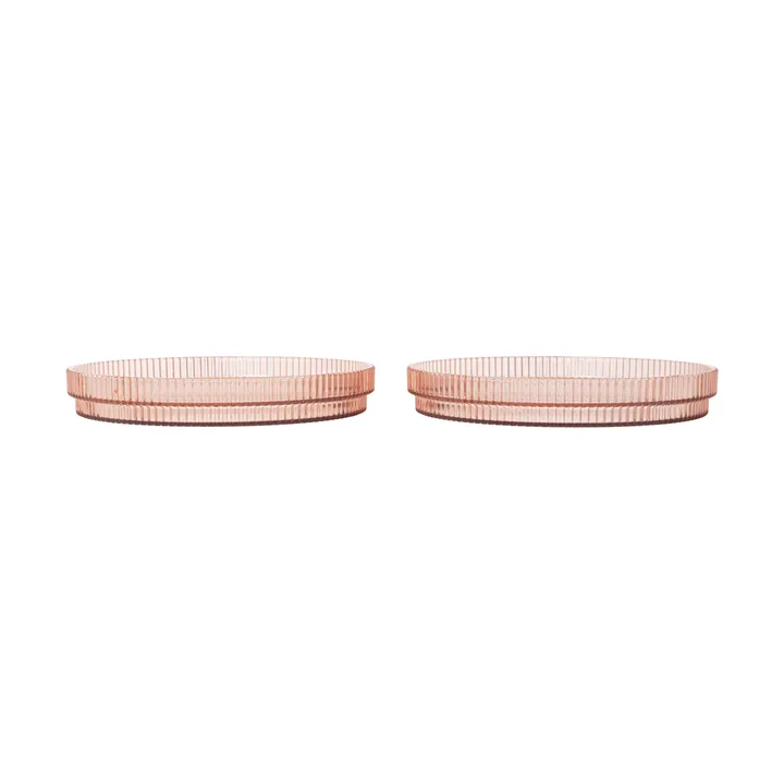 Ripple prato infantil - Blush, pack de 2 - Ferm Living