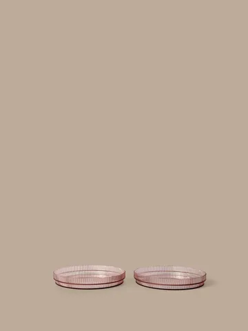 Ripple prato infantil - Blush, pack de 2 - Ferm Living