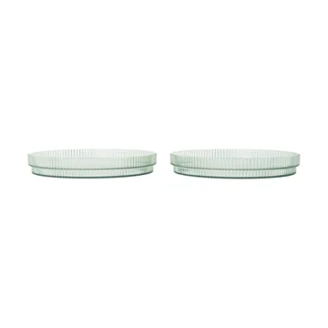 Ripple prato infantil - Tea green, pack de 2 - Ferm Living
