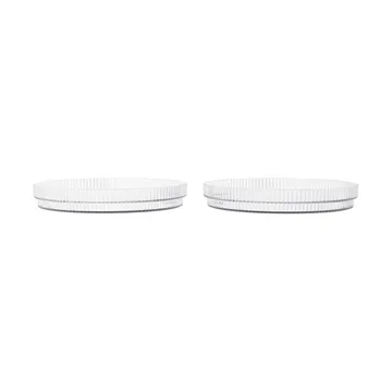 Ripple prato infantil - Transparente, conjunto de 2 peças - Ferm Living