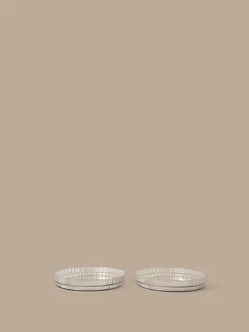 Ripple prato infantil - Transparente, conjunto de 2 peças - Ferm Living
