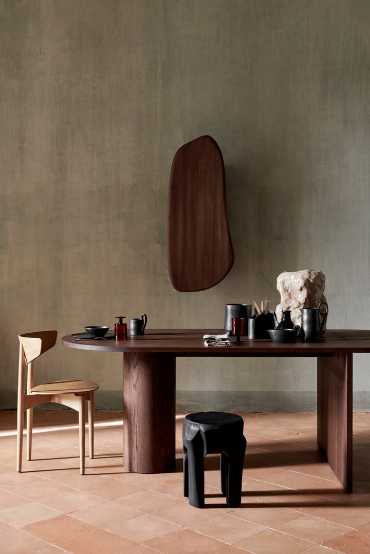 Root banco Ø30x40 cm, Preto manchado Ferm Living