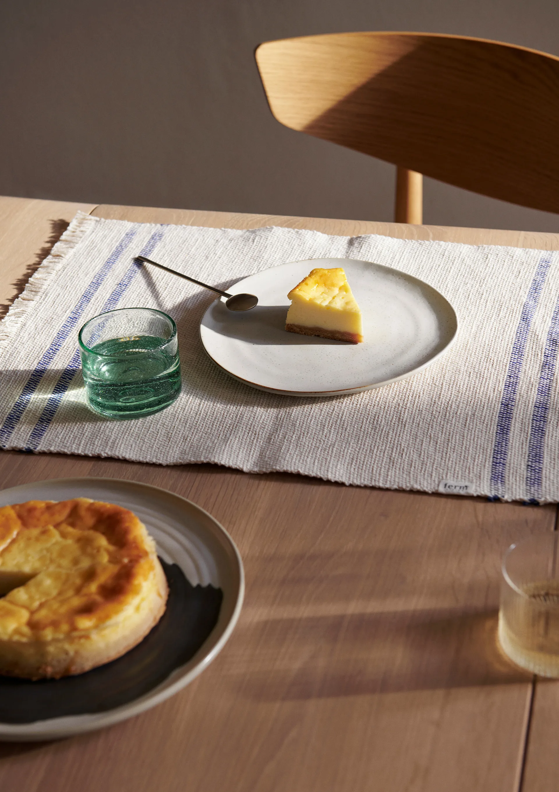 Savor individual de mesa 38x50 cm, Off-white / Azul Ferm Living