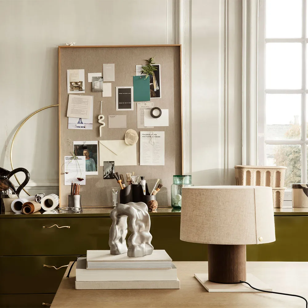 Scenery quadro de avisos, Preto, grande Ferm Living