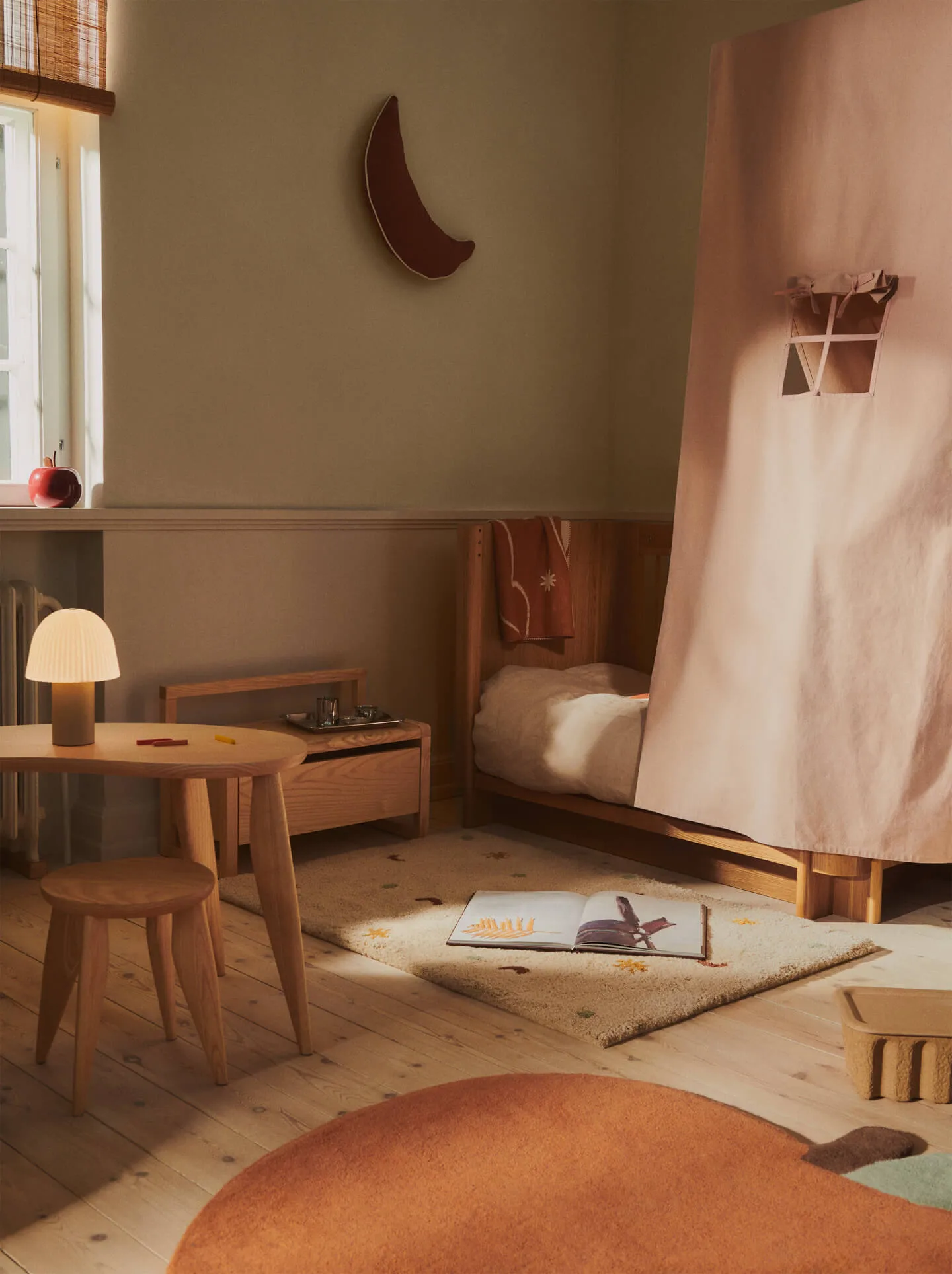 Settle dossel de cama, Rose, 80x194 cm Ferm Living